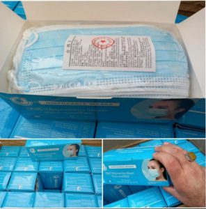 ماسک سه لایه پزشکی صادراتی