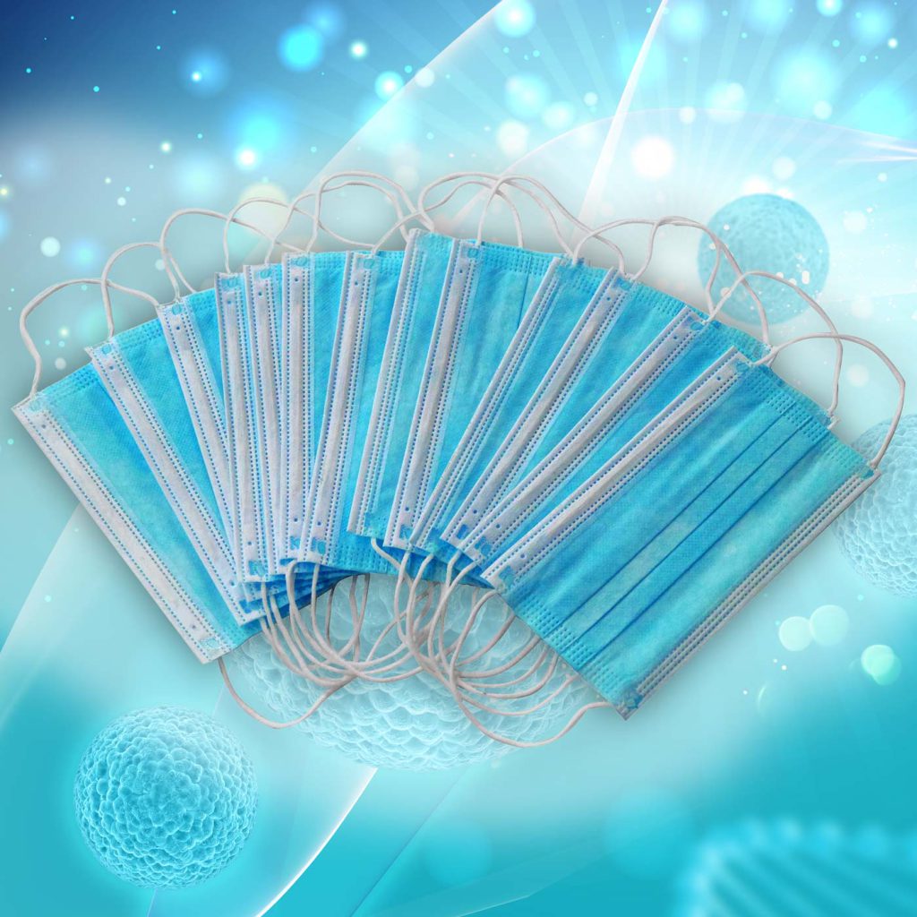 خرید عمده ماسک سه لایه