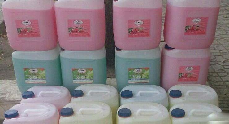 مایع دستشویی درب کارخانه